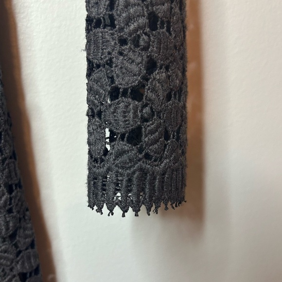 DVF Diane Von Furstenberg CARITAN Crochet Lace Long Sleeve Mini Dress size 4 - Picture 6 of 11